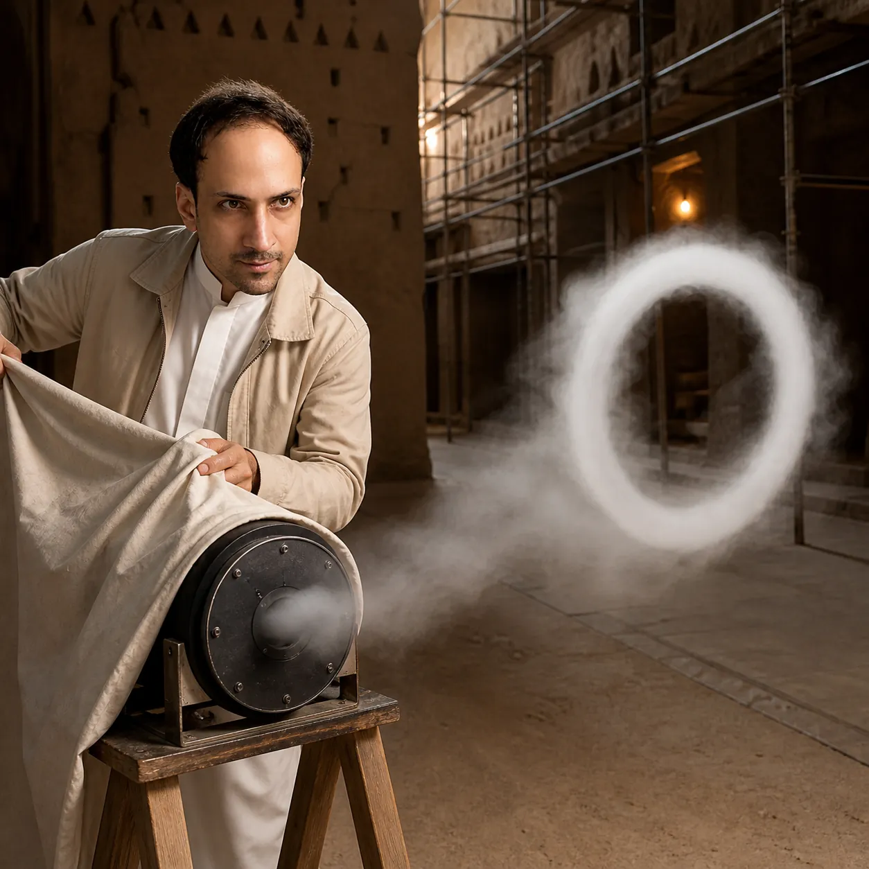 Vortex Ring Through Diriyah