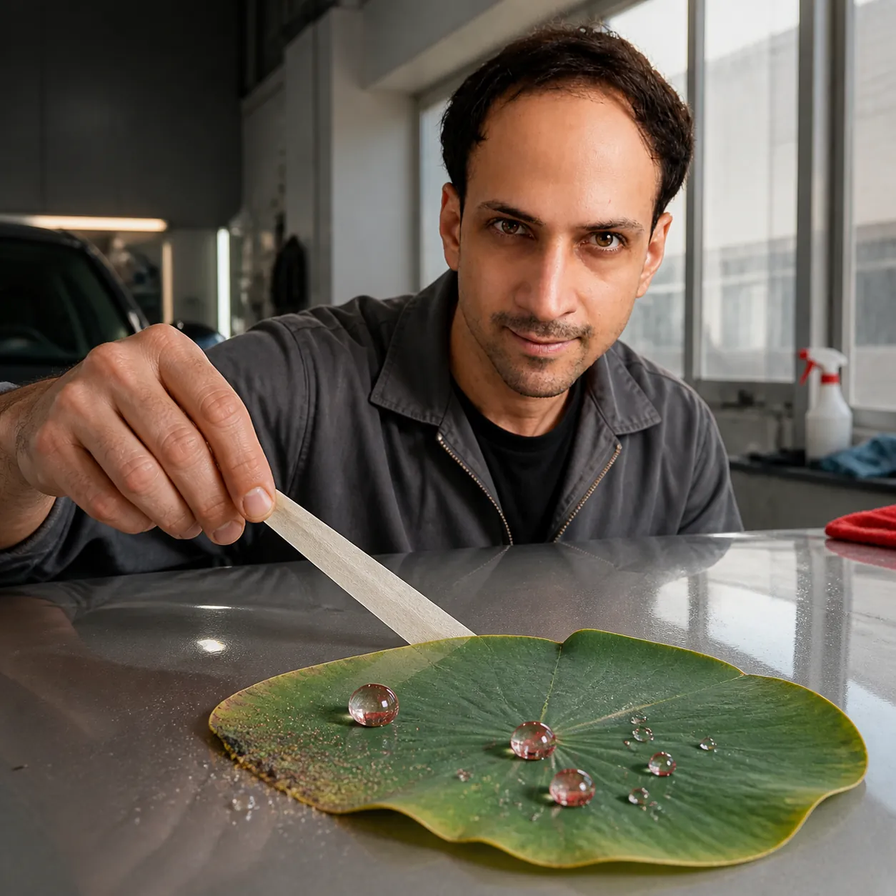 Lotus Leaf in the Detailing Bay