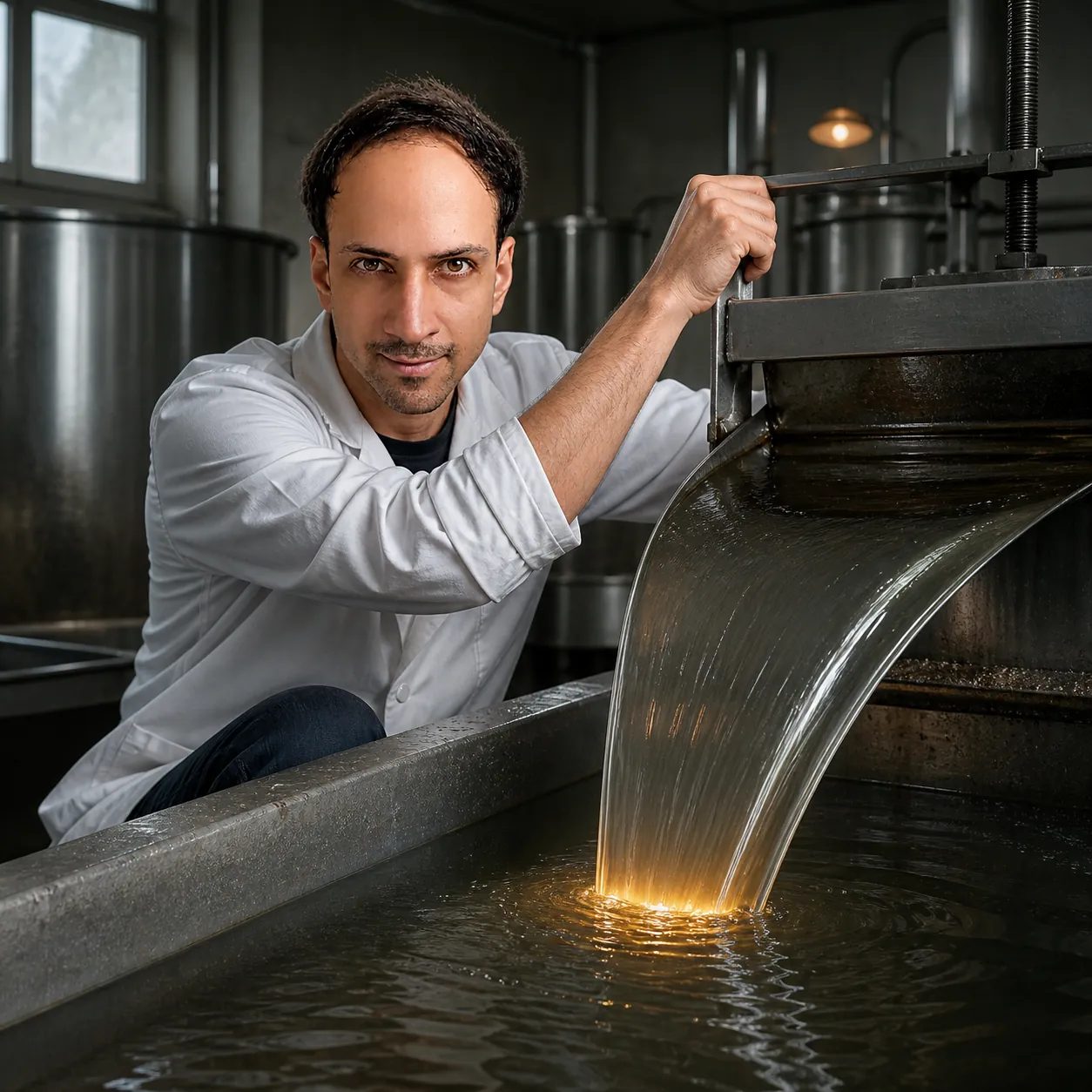 Light-Trapping Stream in the Honey House