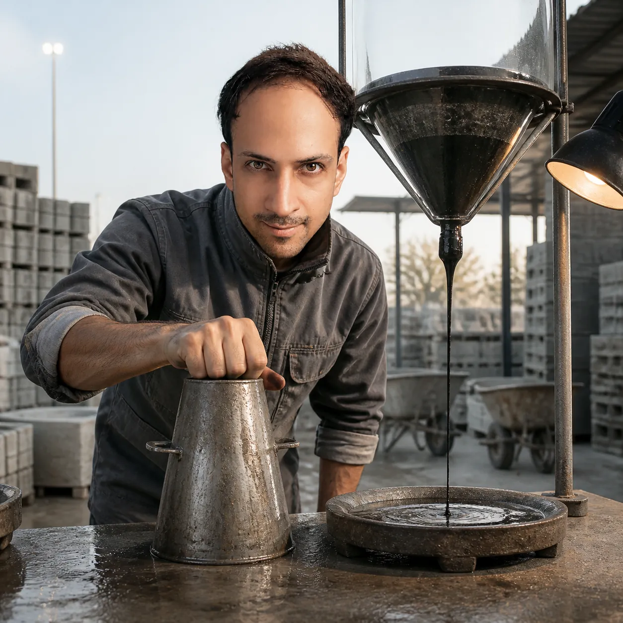 Pitch Drop at the Concrete Yard